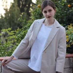 Oak + Fort Oatmeal Suit